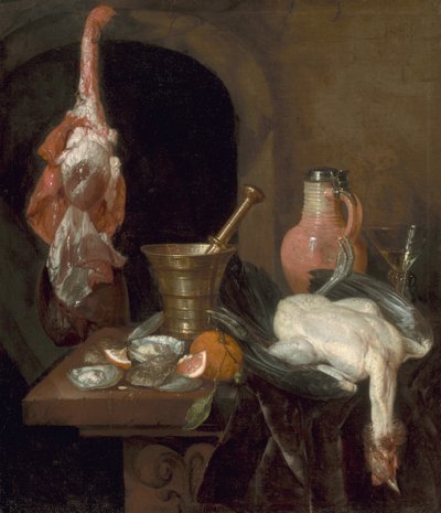 Preparations for a Meal by Abraham Hendricksz van Beyeren