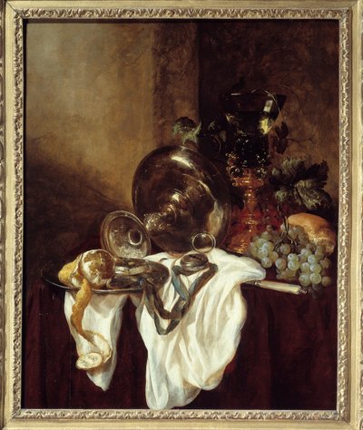 Silver Cup, Painting by Abraham Van Beyeren by Abraham Hendricksz van Beyeren