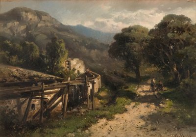 Landscape and Mill by Abraham Hulk