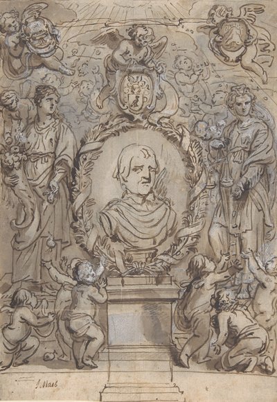 Design for a Title Page, 17th century by Abraham Jansz van Diepenbeeck