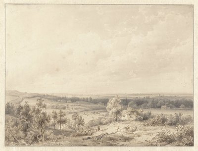 View Towards Alkmaar from the Dune at Schoorl by Abraham Johannes Couwenberg