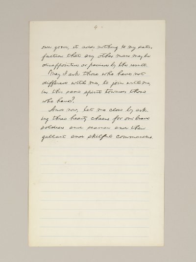 Autograph manuscript of Lincoln