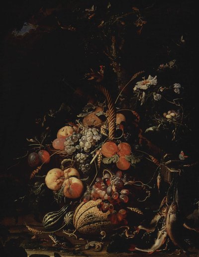 Fruit by Abraham Mignon