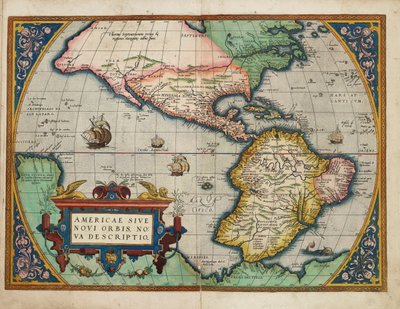 The Americas or the New World, Newly Described by Abraham Ortelius