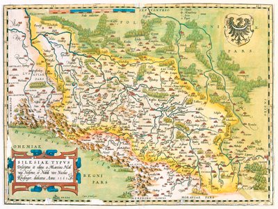 Germany, Poland, Czech Republic by Abraham Ortelius