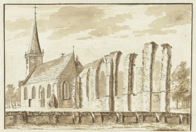 Church in Heiloo by Abraham Rademaker