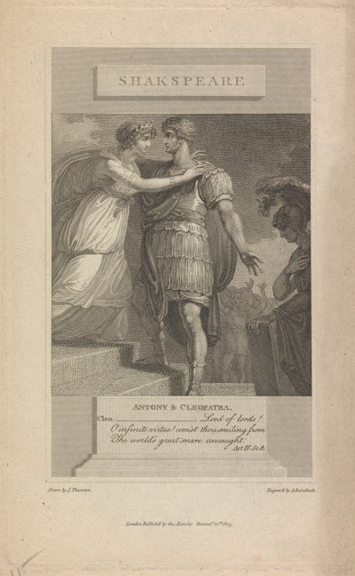 Antony and Cleopatra Act IV Sc. 8 by Abraham Raimbach