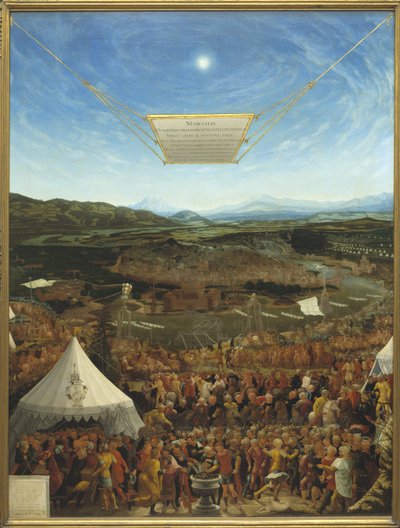 Mucius Scaevola Before Porsenna by Abraham Schöpfer