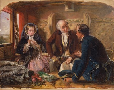 First Class—The Meeting. "And at first meeting loved." by Abraham Solomon