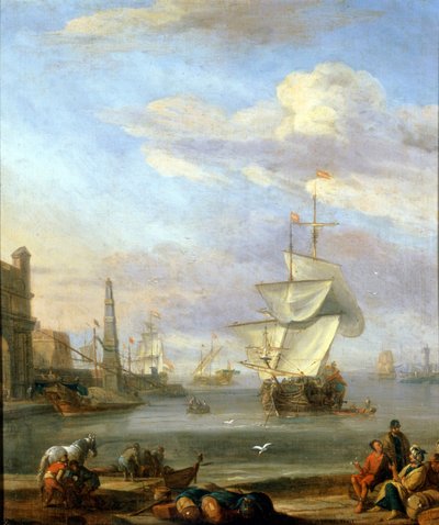 A Dutch Port by Abraham Storck