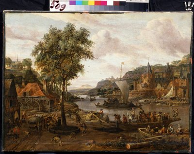 Sailing boats by Abraham Storck