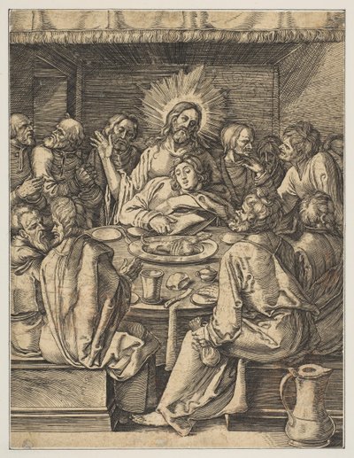 The Last Supper, from The Small Passion by Abraham Waesberge