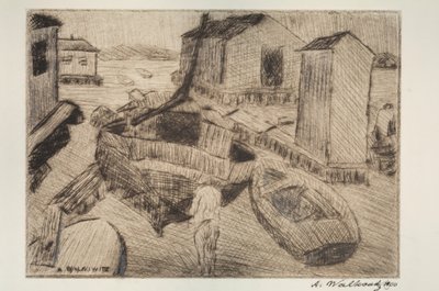 Street Scene, Building, or Portrait by Abraham Walkowitz
