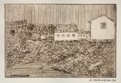 Street Scene, Building, or Portrait by Abraham Walkowitz