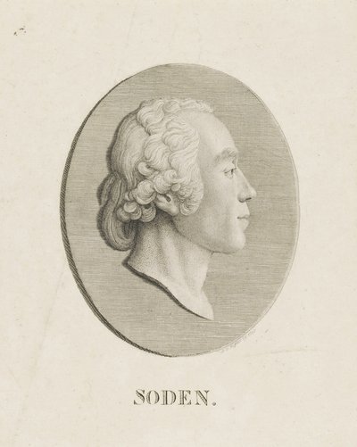 Portrait of Friedrich Julius Heinrich Graf von Soden auf Sassanfahrt, 1800 by Abraham Wolfgang Küffner