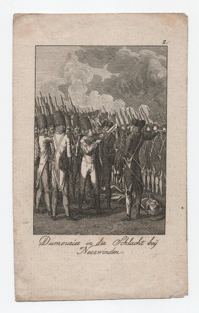 Dumouriez in the Battle of Neerwinden by Abraham Wolfgang Küffner