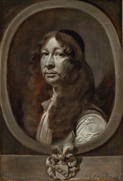 Heinrich von Delwig, Swedish Colonel by Abraham Wuchters