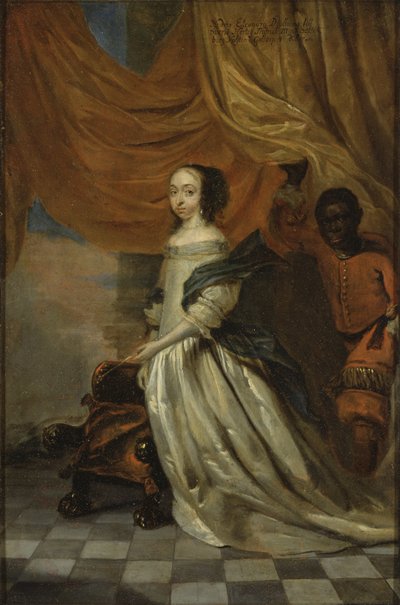 Portrait of Hedvig Eleonora of Holstein-Gottorp, Queen of Sweden by Abraham Wuchters