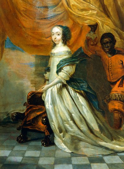 Portrait of Hedvig Eleonora of Holstein-Gottorp by Abraham Wuchters