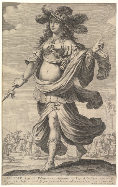 Zenobia, an Illustration from Pierre Le Moyne