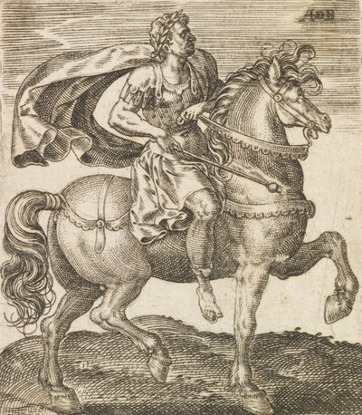 Vitellius from Twelve Caesars on Horseback by Abraham de Bruyn