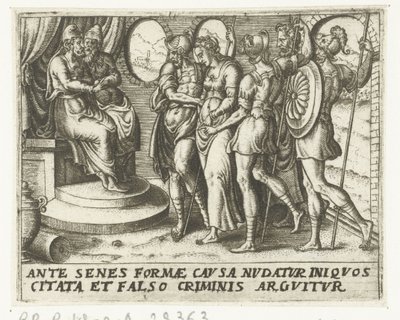 Susanna Before the Judges by Abraham de Bruyn
