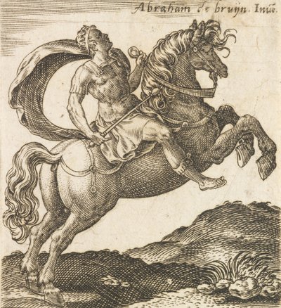 Titus Vespasianus from Twelve Caesars on Horseback, ca. 1565-1587 by Abraham de Bruyn