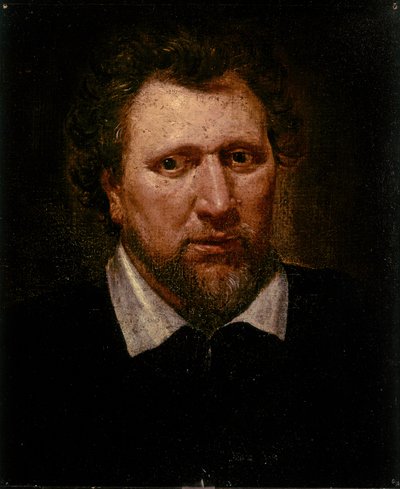 Benjamin Jonson, Portrait c.1617 by Abraham van Blyenberch