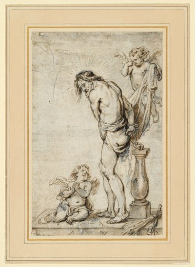 Christ at the Column of Flagellation by Abraham van Diepenbeeck