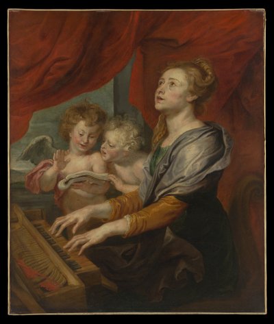Saint Cecilia by Abraham van Diepenbeeck
