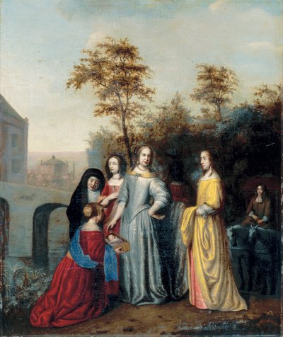 Finding of Moses by Abraham van Dyck