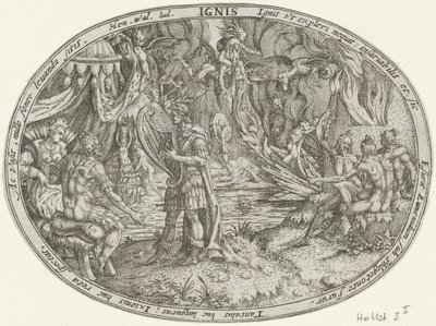 Orpheus in the Underworld: The Element of Fire by Abraham van den Hecken