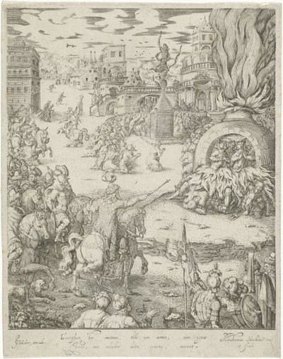 Shadrach, Meshach, and Abednego in the Fiery Furnace by Abraham van den Hecken