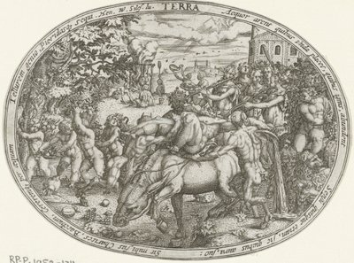 Triumphal Procession of Bacchus and Silenus: The Element Earth by Abraham van den Hecken