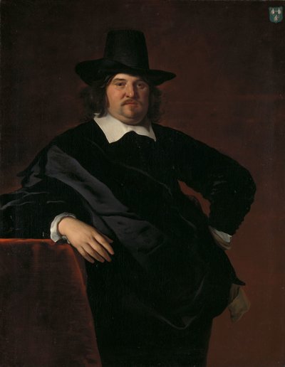 Abraham de Visscher, Amsterdam Merchant and Director of the Dutch West India Company by Abraham van den Tempel (attributed to)