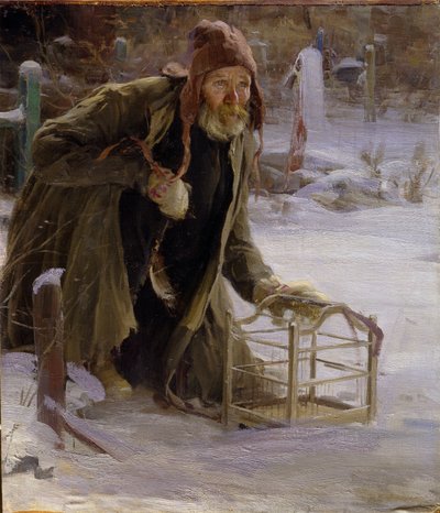 The Bird Catcher by Abram Efimovich Arkhipov