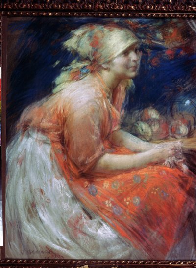 A Peasant Girl by Abram Efimovich Arkhipov
