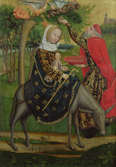 The Flight into Egypt, from the Dome Altar, 1499 by Absolon Stumme
