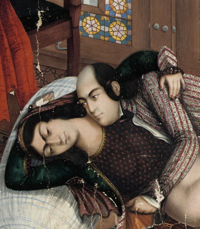 Embracing Lovers by Abul Hassan Ghaffari