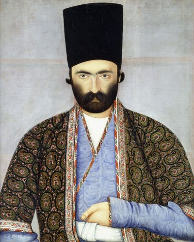 Portrait of Imad al Daulah, Imam Quli Khan by Abul Hassan Ghaffari