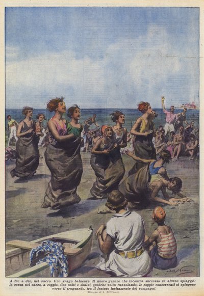 Two by two, in the sack by Achille Beltrame