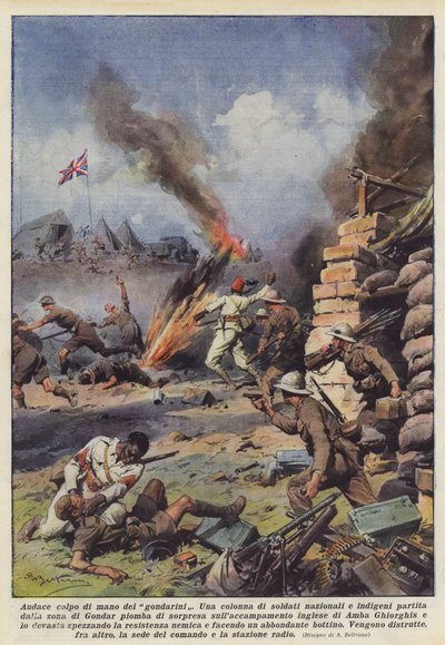 Daring Coup by the Gondarini by Achille Beltrame