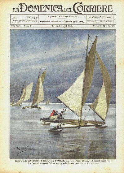 Ice Sailing Races by Achille Beltrame