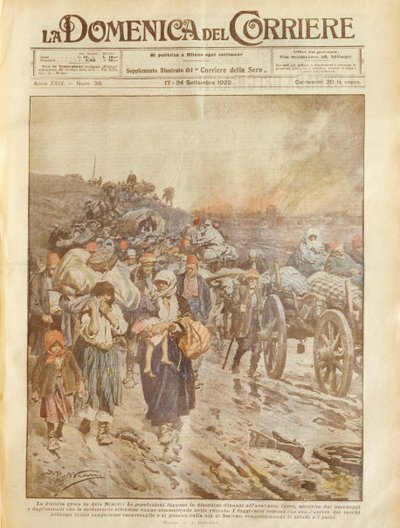 Greek Defeat in Asia Minor by Achille Beltrame