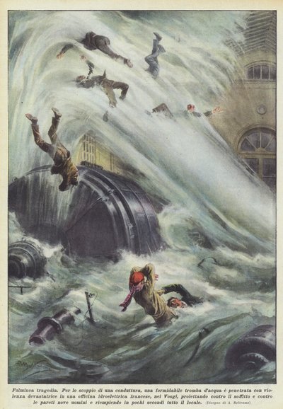 Sudden Tragedy by Achille Beltrame