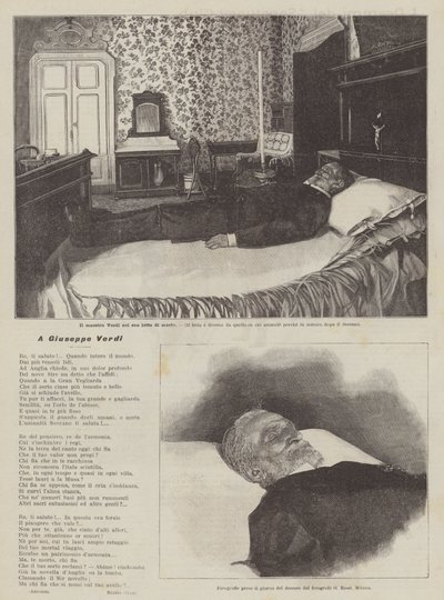 Giuseppe Verdi by Achille Beltrame
