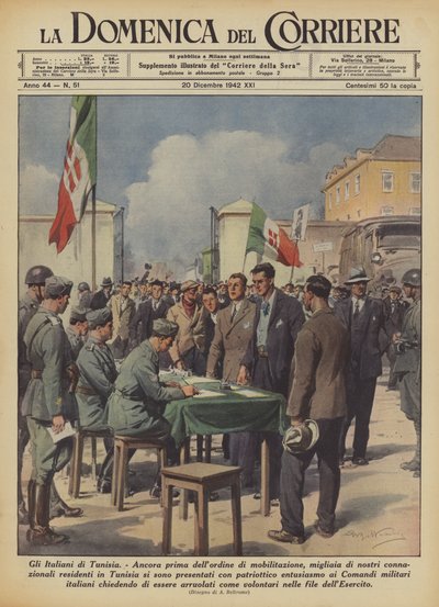 The Italians of Tunisia by Achille Beltrame
