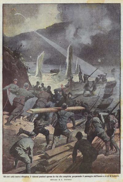 The Heroes of the New Offensive by Achille Beltrame