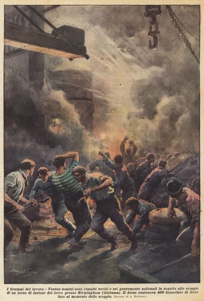 The Dramas of Labor by Achille Beltrame