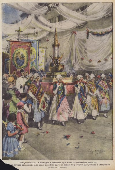 The Propitiatory Rites by Achille Beltrame